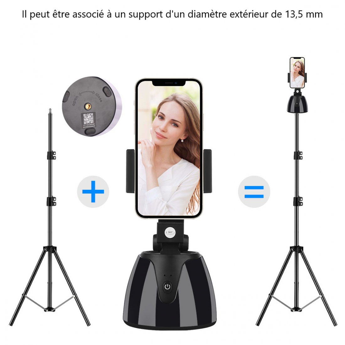 Smartphone-Halterung 360° drehbar