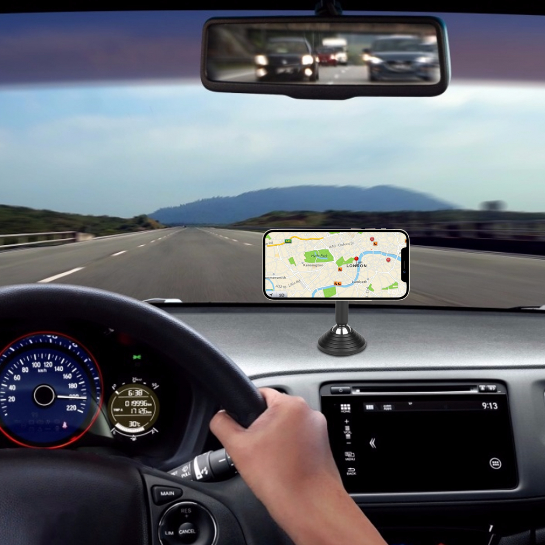 Magnetische Armaturenbretthalterung