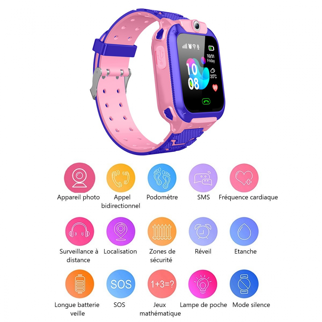 Montre Connectee Multifonctions