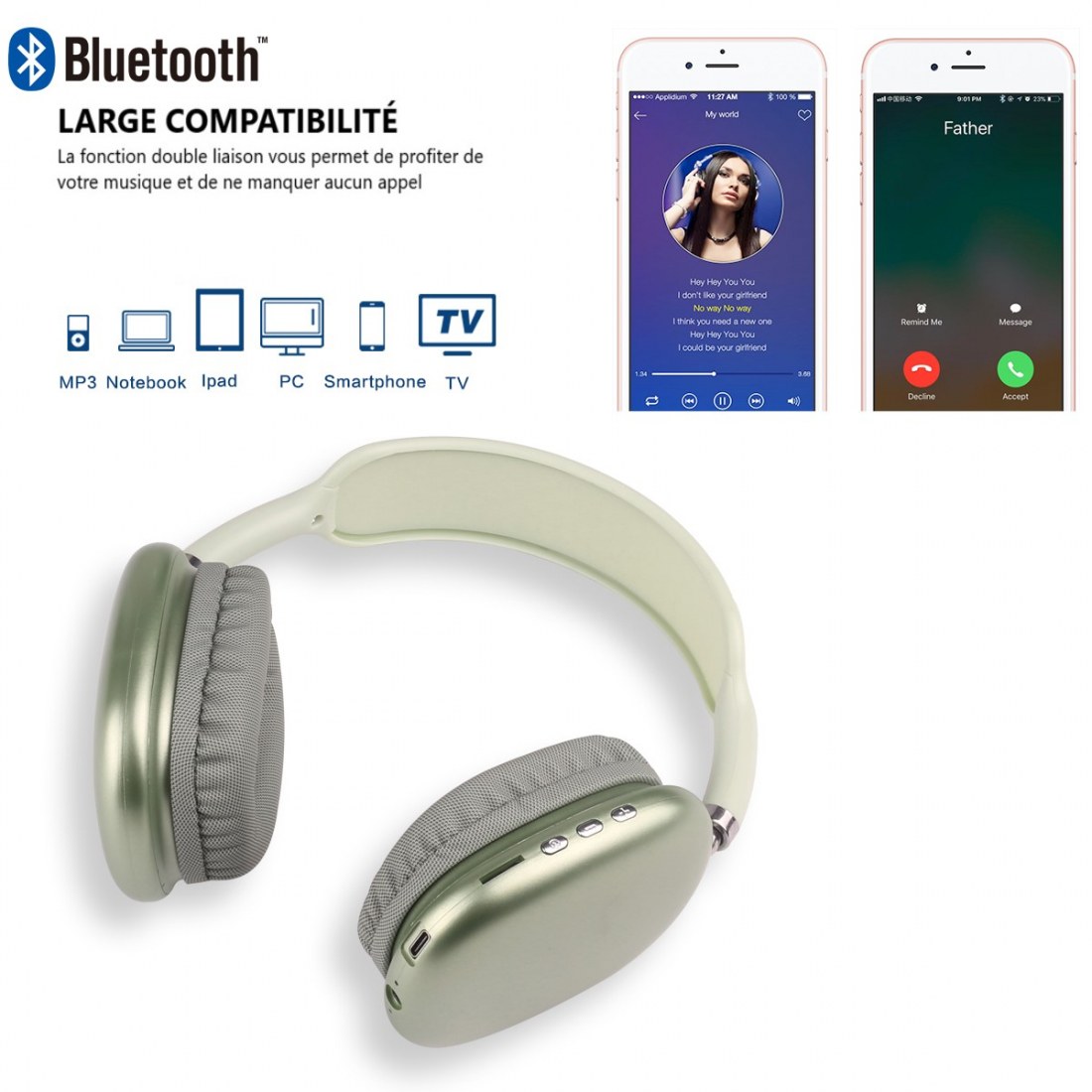 Kabelloses Bluetooth-Headset