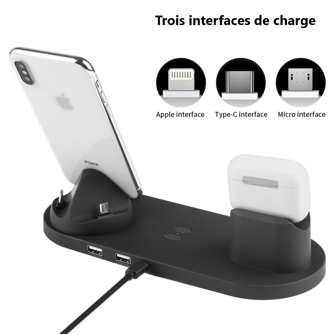 Station De Charge 4 En 1