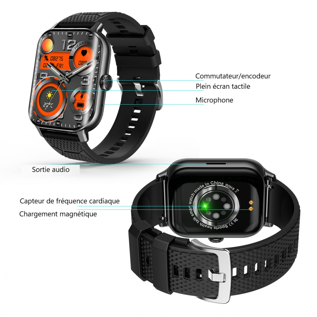 Montre Connectee Multifonctions