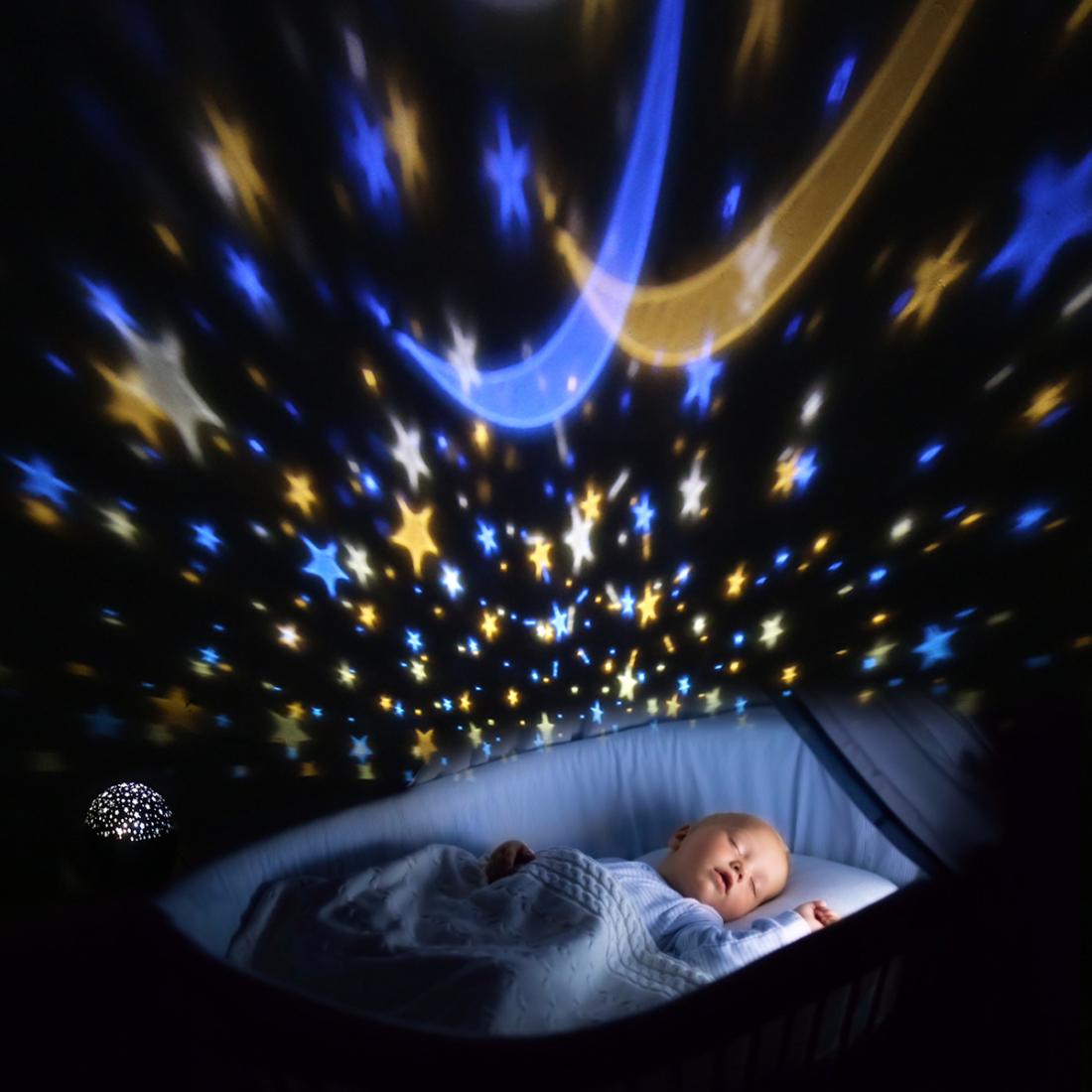 Nachtprojektor und Bluetooth-Lautsprecher