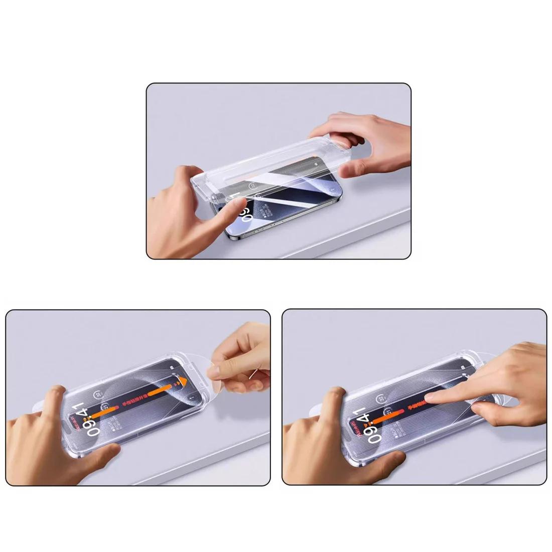 Film De Protection En Verre Trempé Platyne Pour Iphone 15Promax - Anti-Poussière, Sans Bulles Et Haute Résistance