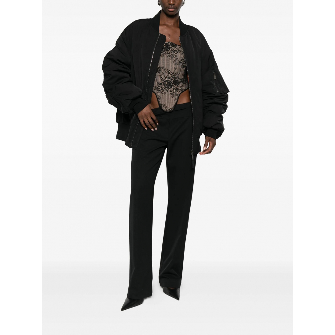 Women's 'Zip-fastening' Bomber Jacket