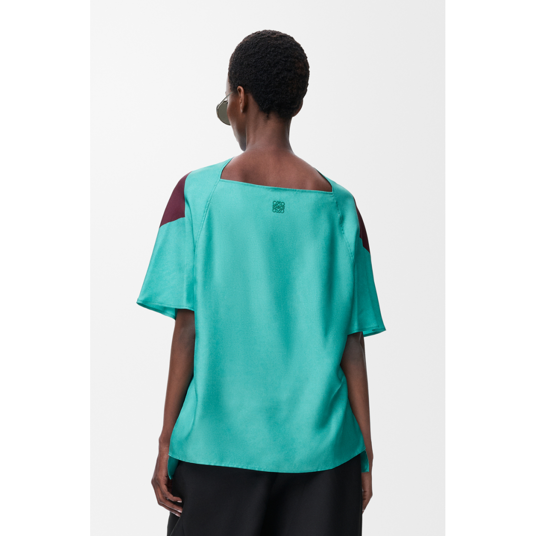 Top à manches courtes 'Scarf' pour Femmes
