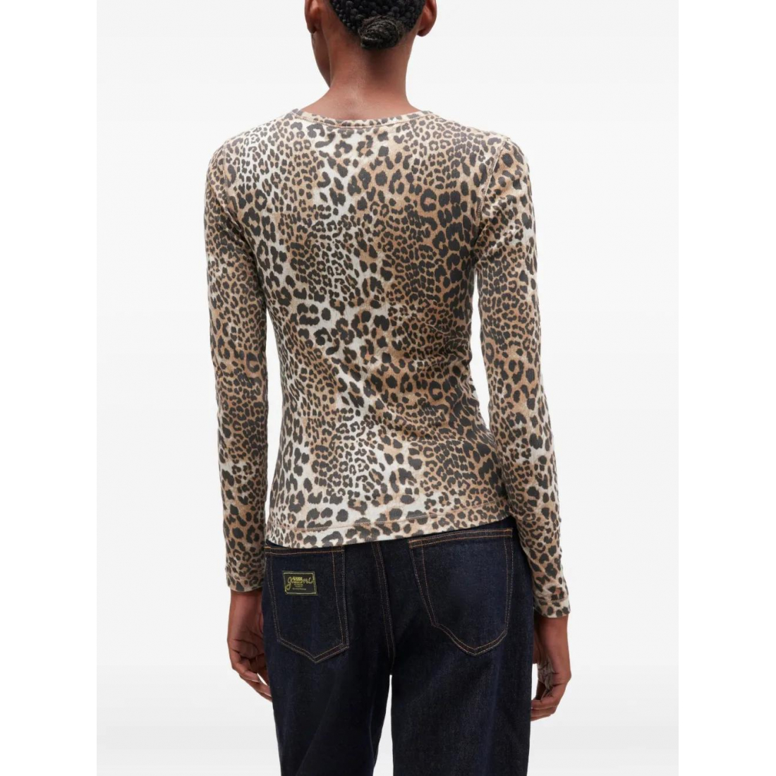 Top à manches longues 'Leopard' pour Femmes