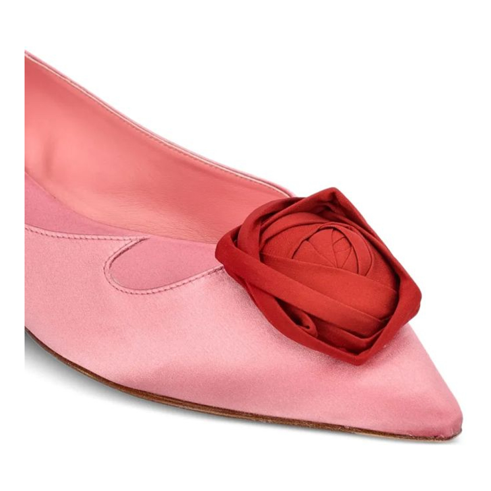 'Rose-Embellished' Ballerinas für Damen