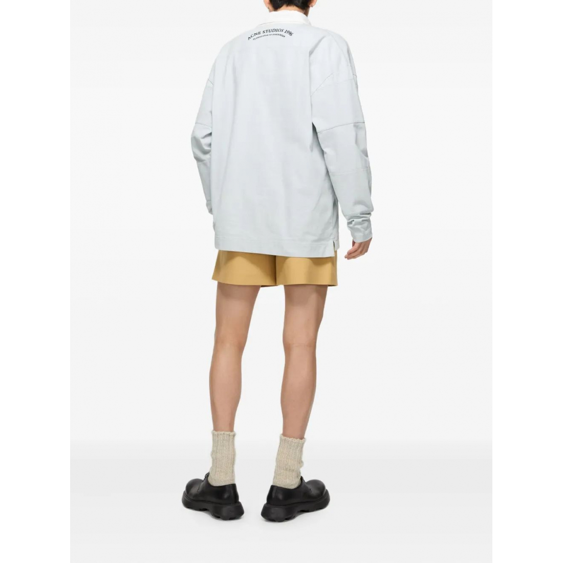 Polo manches longues 'Graphic-Print' pour Hommes