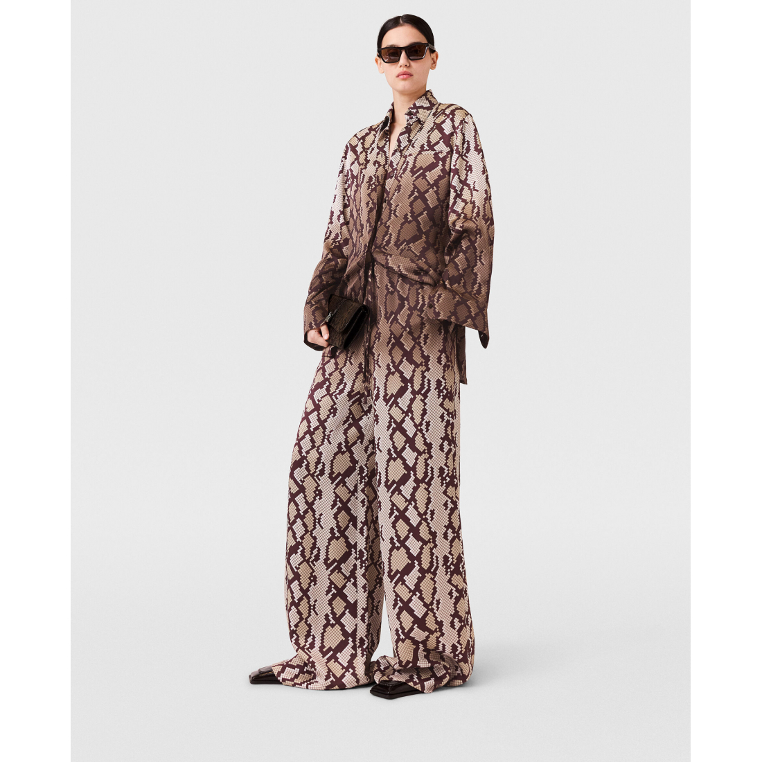 Chemise 'Snake Print' pour Femmes