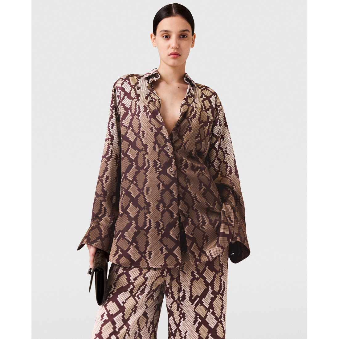 Chemise 'Snake Print' pour Femmes