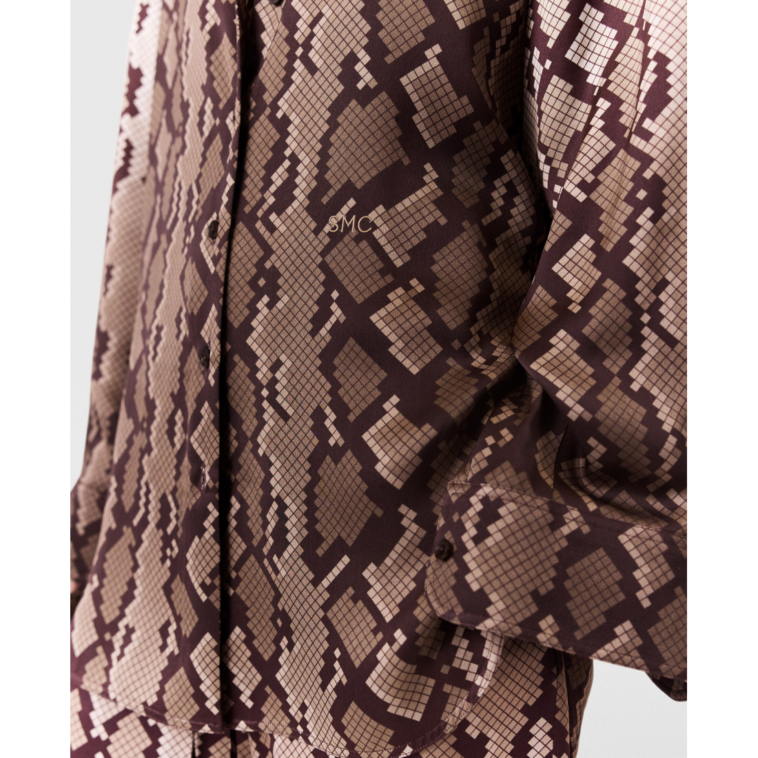 Chemise 'Snake Print' pour Femmes