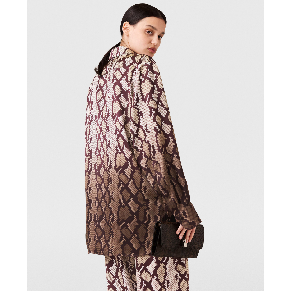 Chemise 'Snake Print' pour Femmes