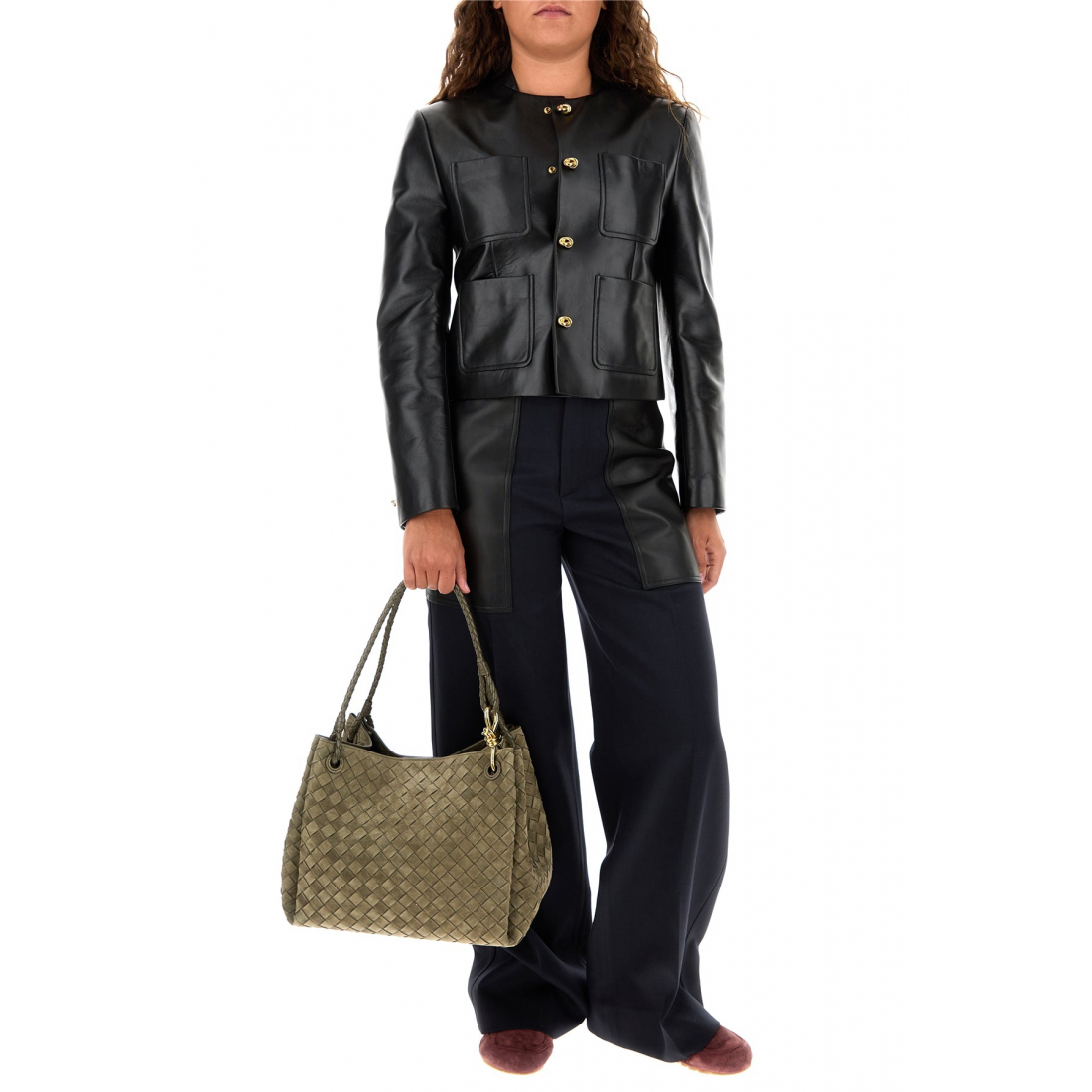 Women's 'Army Green Large Parachute' Shoulder Bag