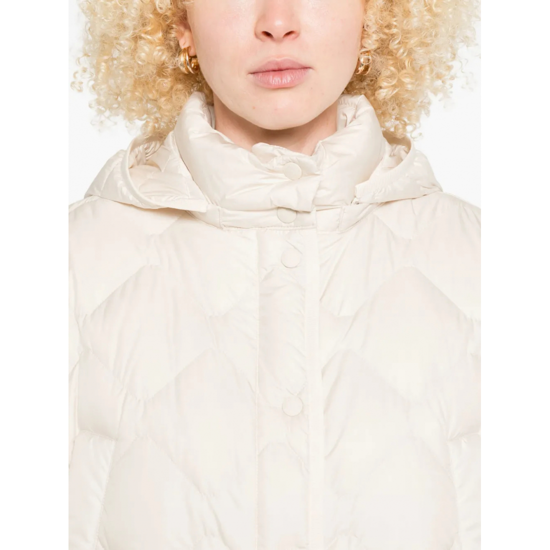 'Quilted Hooded' Regenmantel für Damen