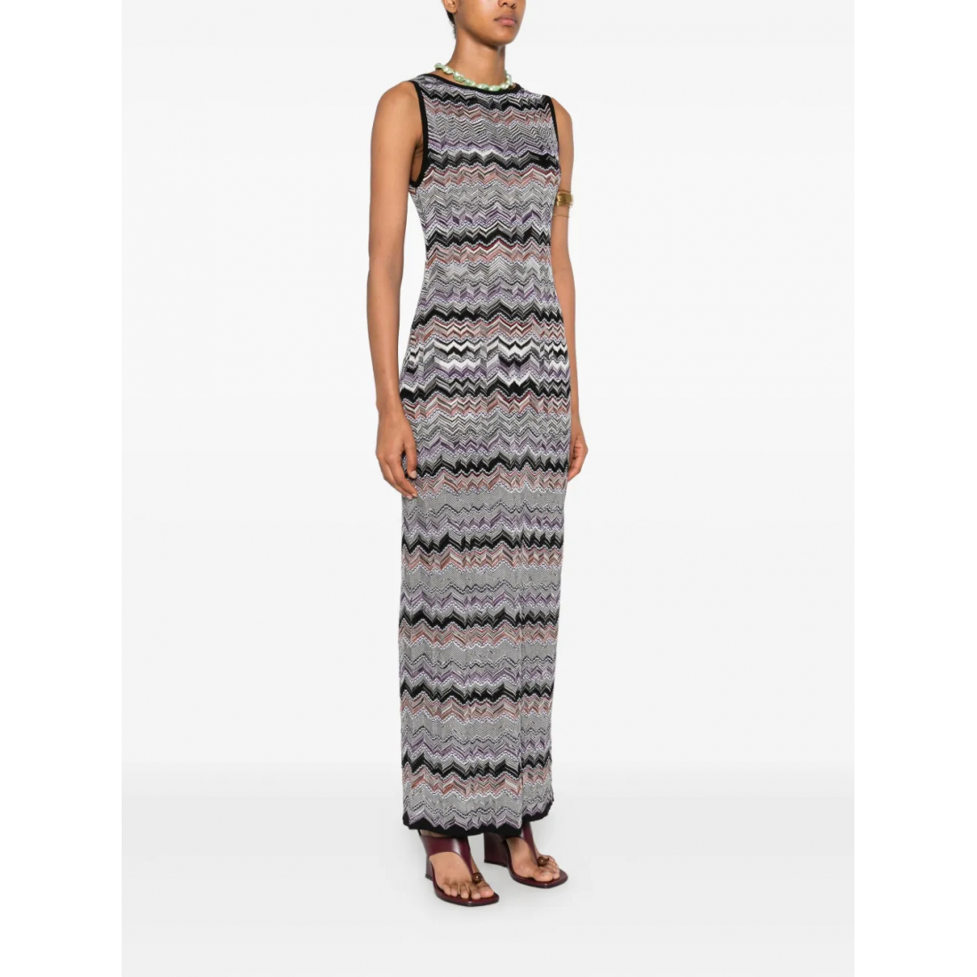 Robe maxi 'Zigzag-Pattern' pour Femmes