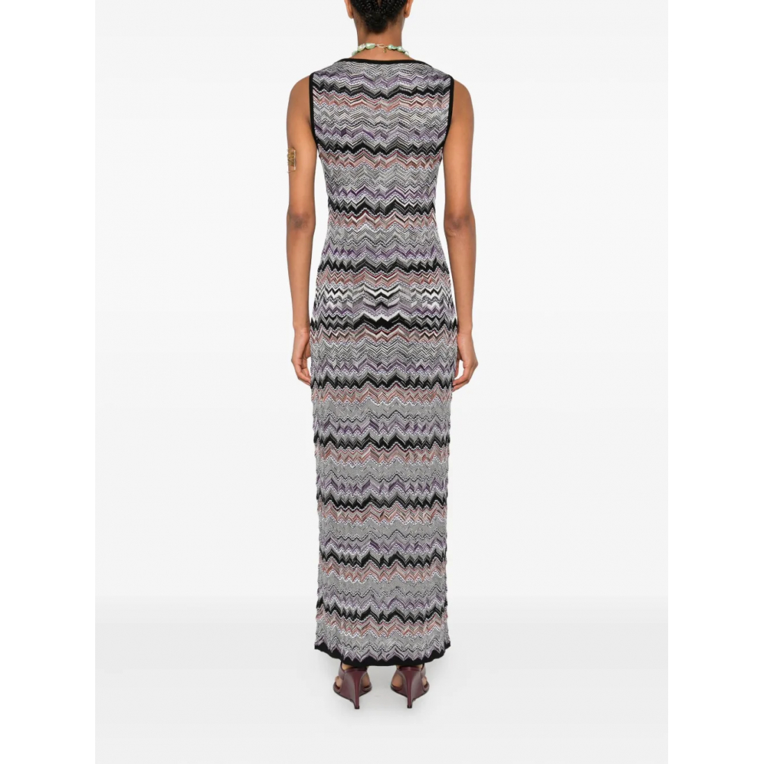 Robe maxi 'Zigzag-Pattern' pour Femmes