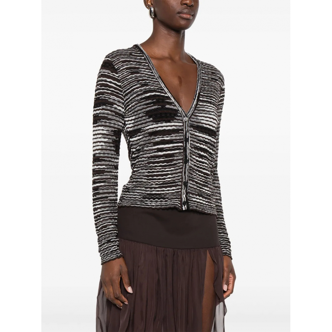 Women's 'Stripe-Knit' Cardigan