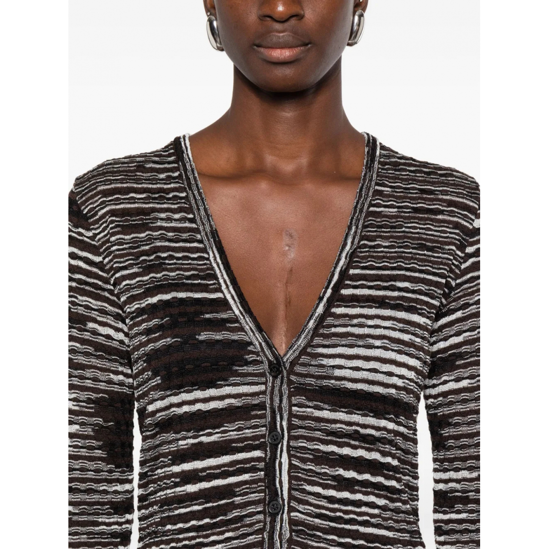 Women's 'Stripe-Knit' Cardigan