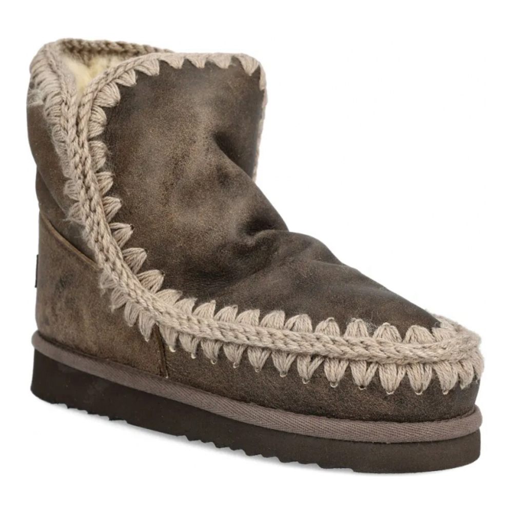 Women's 'Crochet-Trim' Ankle Boots