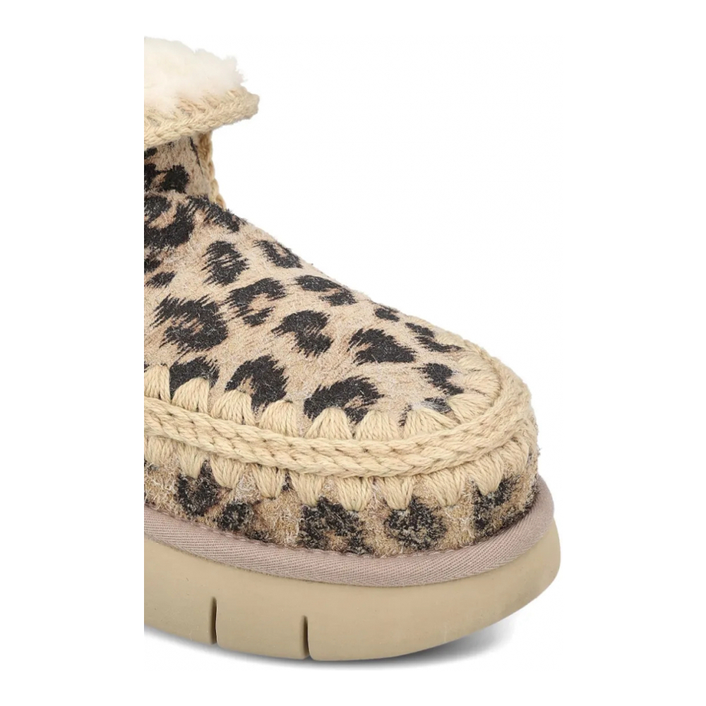 Bottines 'Leopard-Pattern Slip-On' pour Femmes