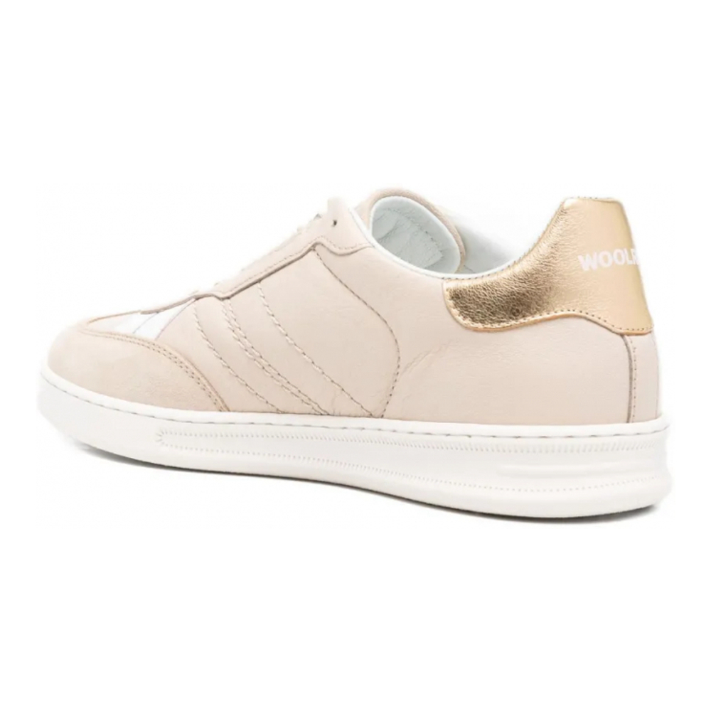 Women's 'Doubleu Leather-Stripe' Sneakers