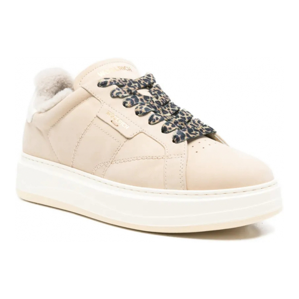 'Shearling Low-Top' Sneakers für Damen