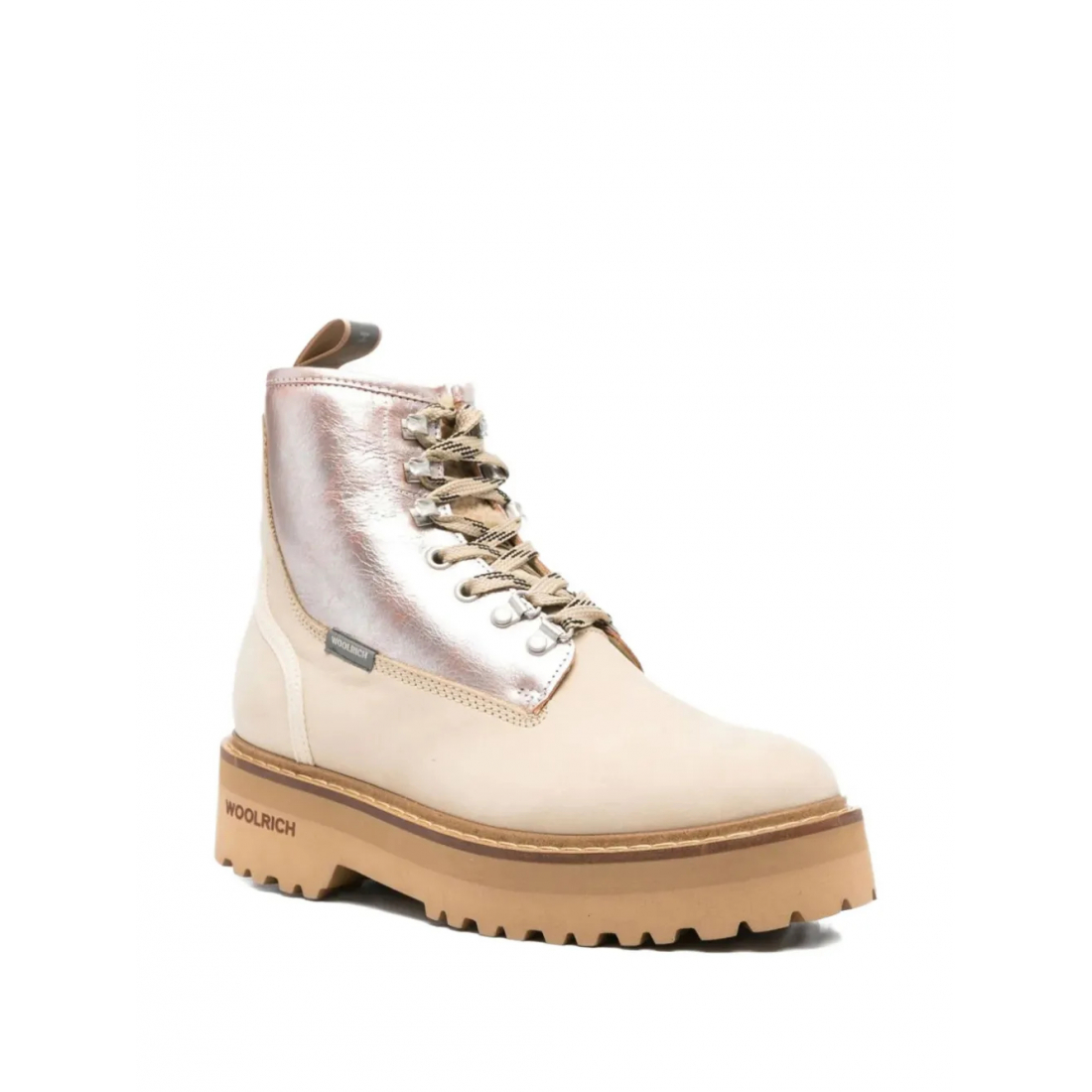 Women's 'Panelled' Combat Boots