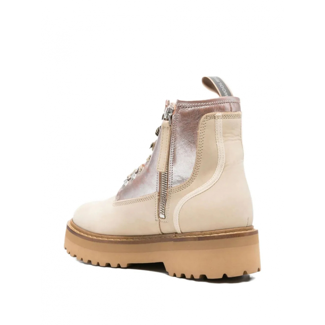 Women's 'Panelled' Combat Boots