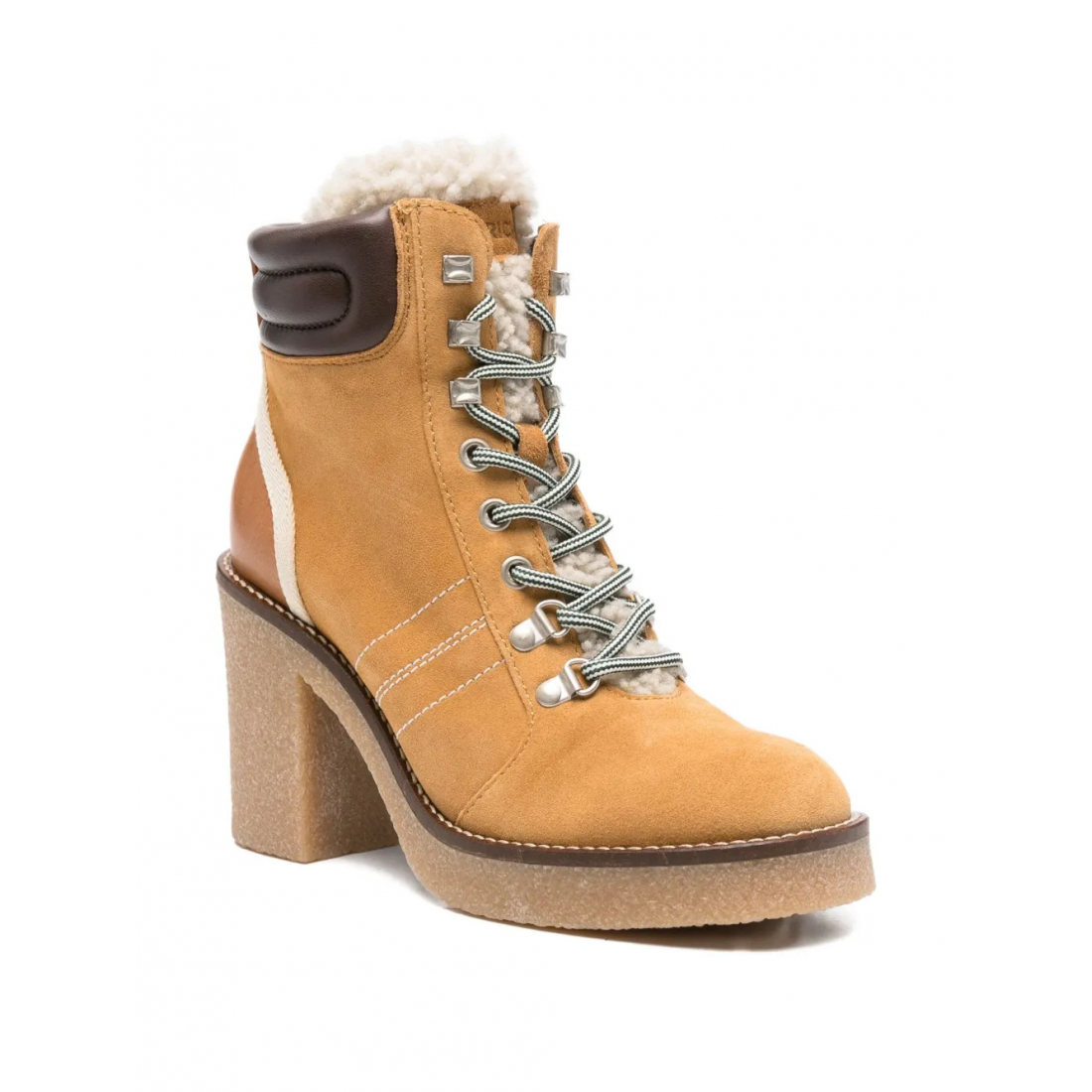 Women's 'Lace-Up' High Heeled Boots