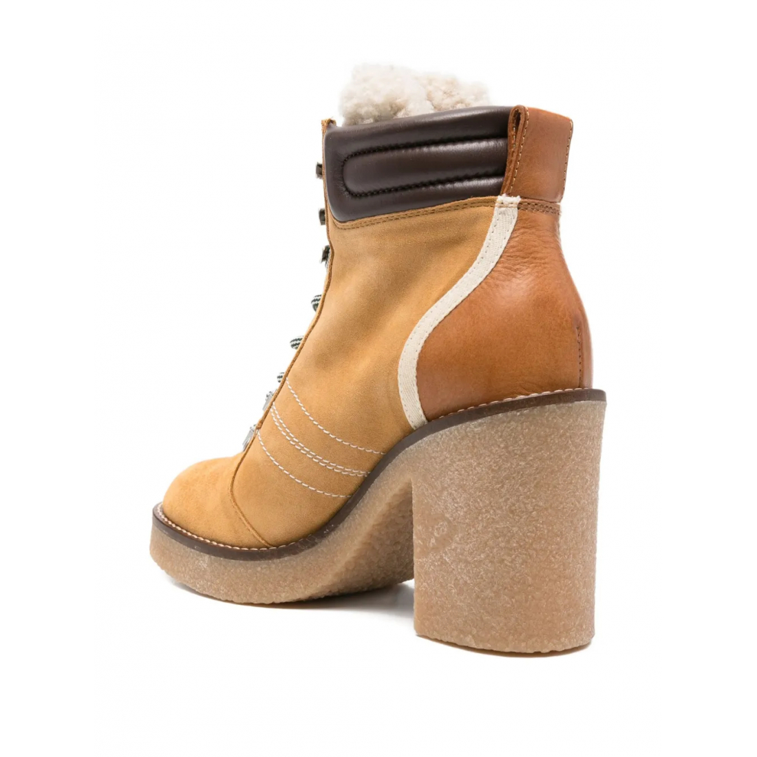 Women's 'Lace-Up' High Heeled Boots