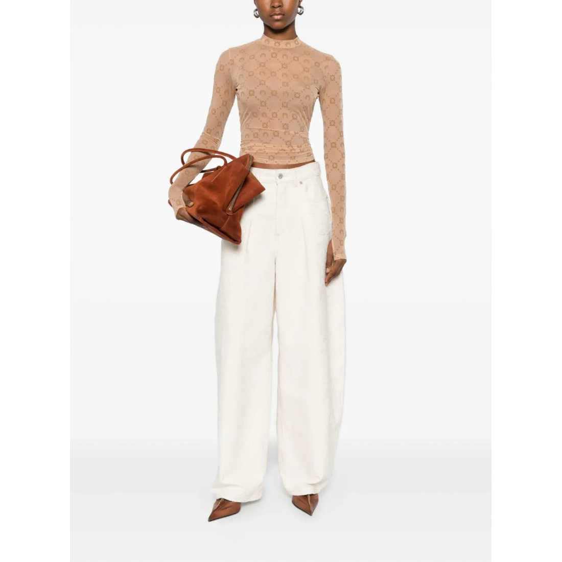 Women's 'Moon-Pattern' Long Sleeve top