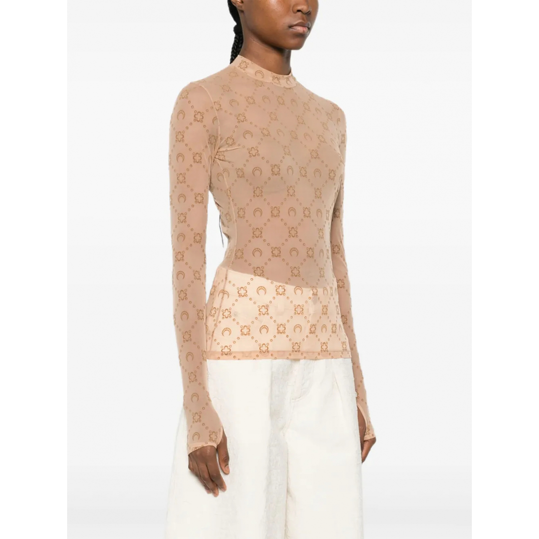 Women's 'Moon-Pattern' Long Sleeve top