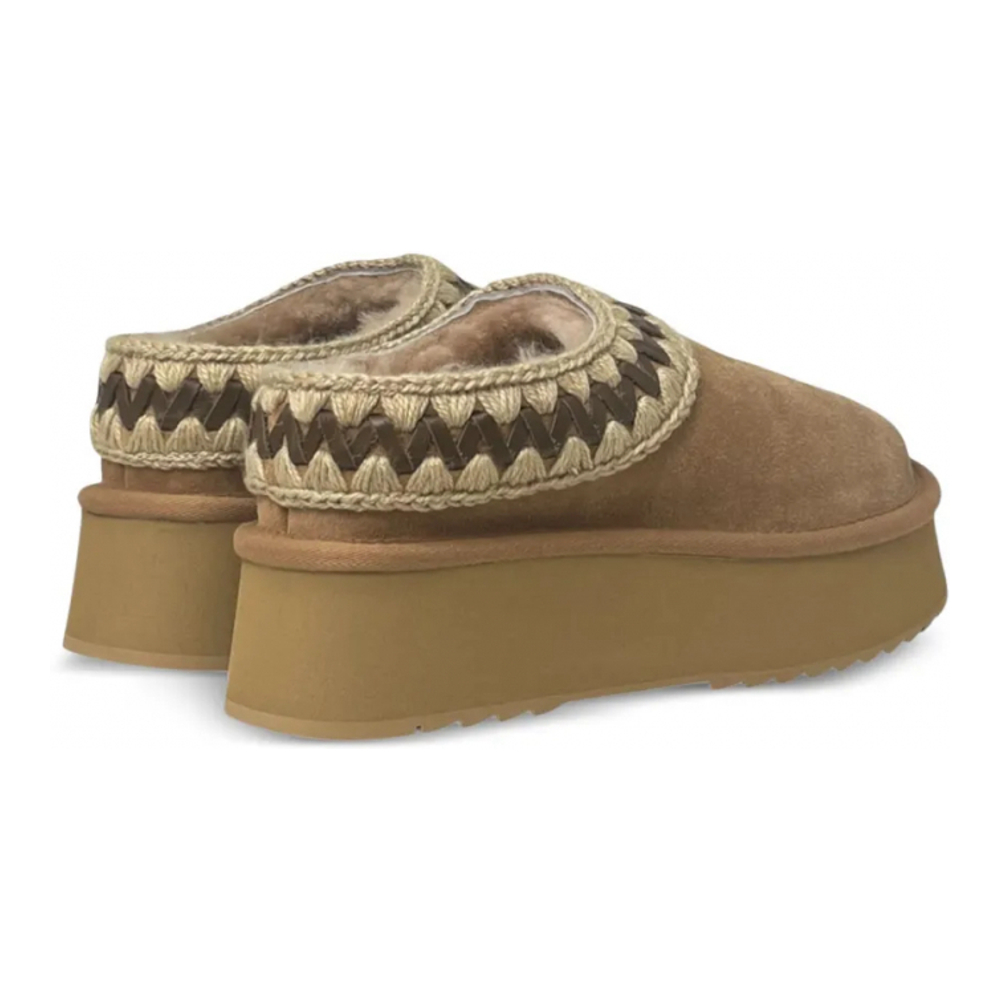 Mules 'Suede Platform' pour Femmes