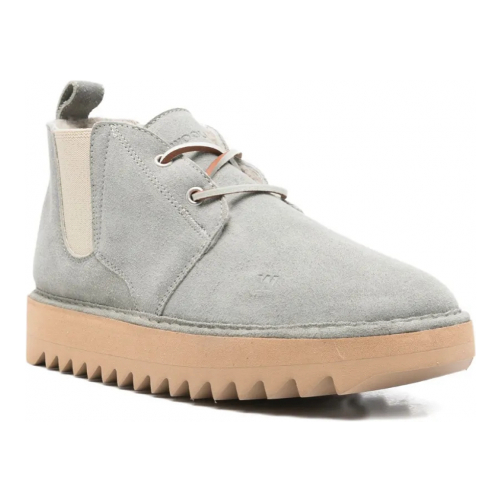 'Lace-Up' Plateaustiefel für Damen