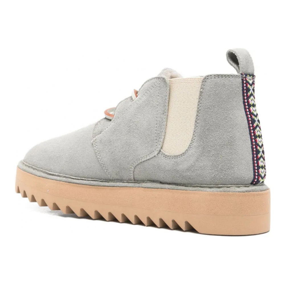 'Lace-Up' Plateaustiefel für Damen