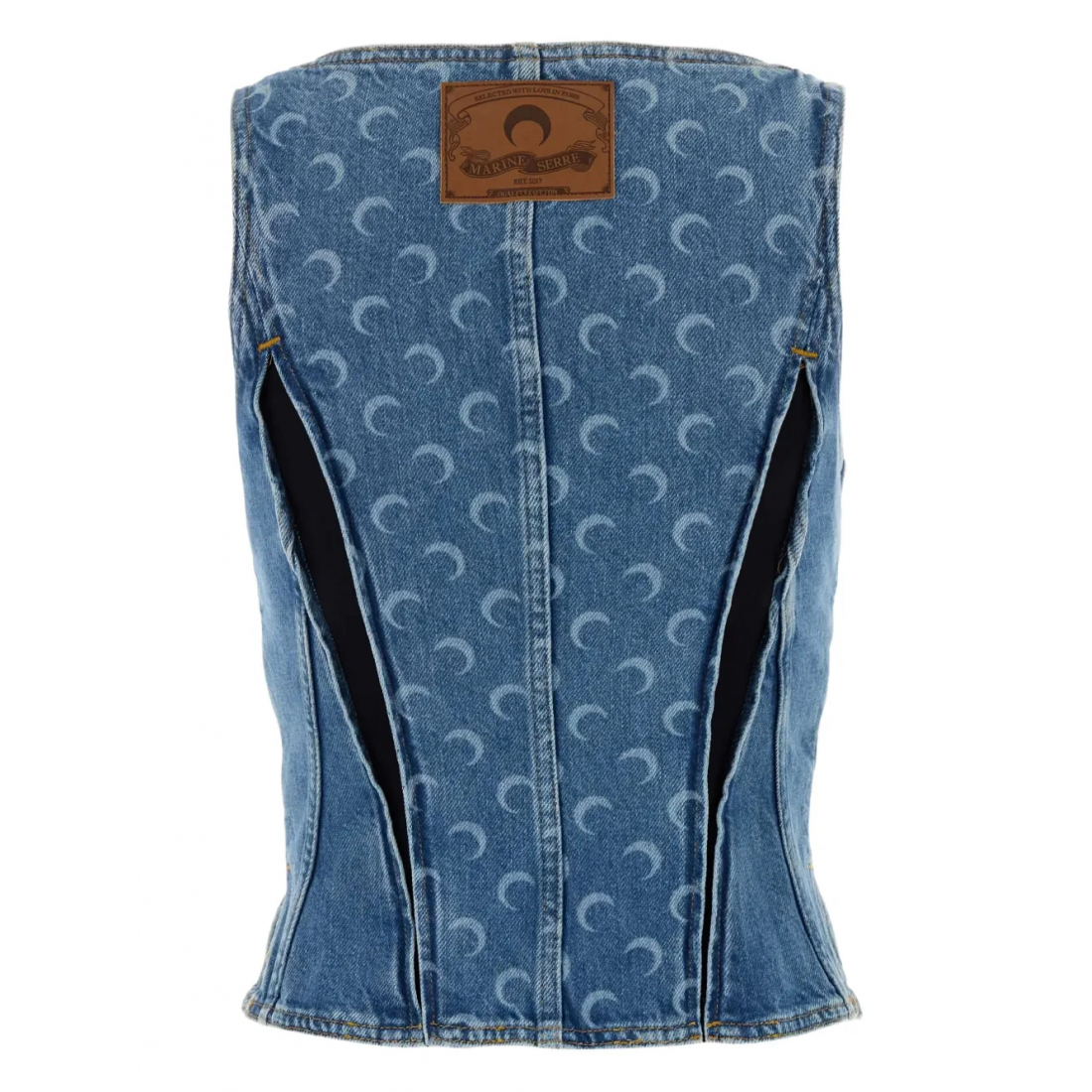 Haut sans manches 'Moon-Print Zip-Up' pour Femmes