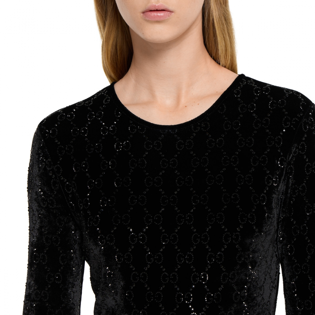 Women's 'Embroidered stretch' Long Sleeve top