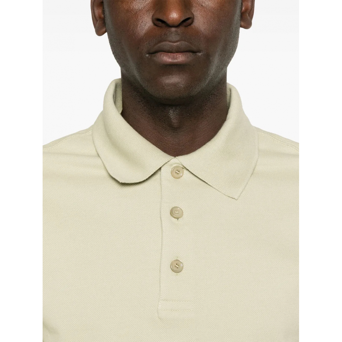 Polo manches longues 'Logo-Embroidered' pour Hommes