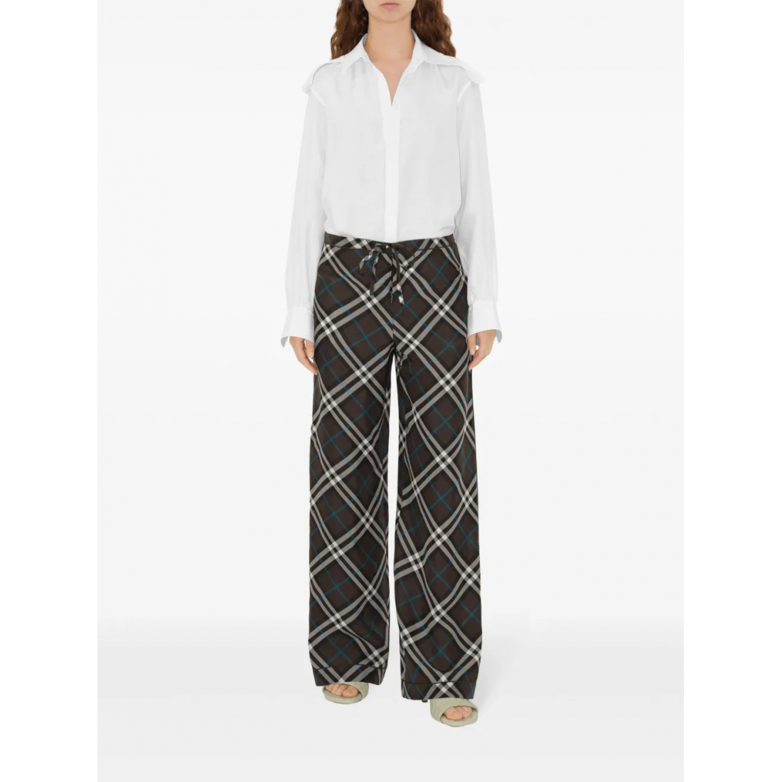 Pantalon 'Check-Pattern' pour Femmes