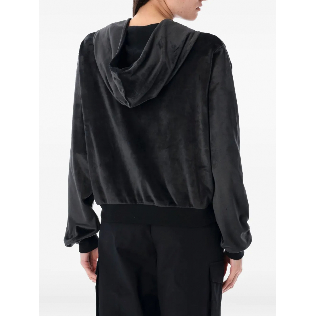 Women's 'Zip-Up Velour' Hoodie