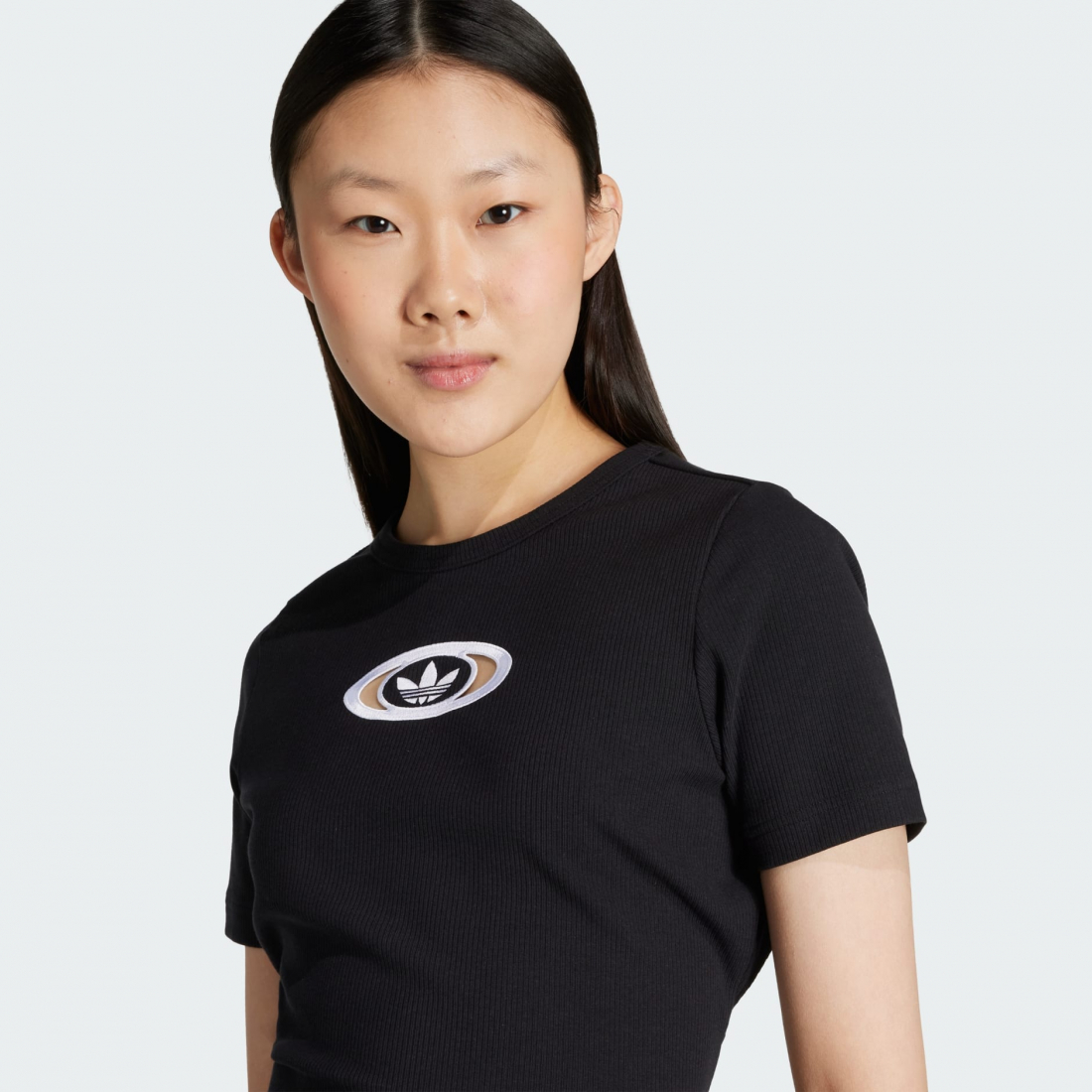 Women's 'Campus 2000 Back Cut Out' Crop T-shirt
