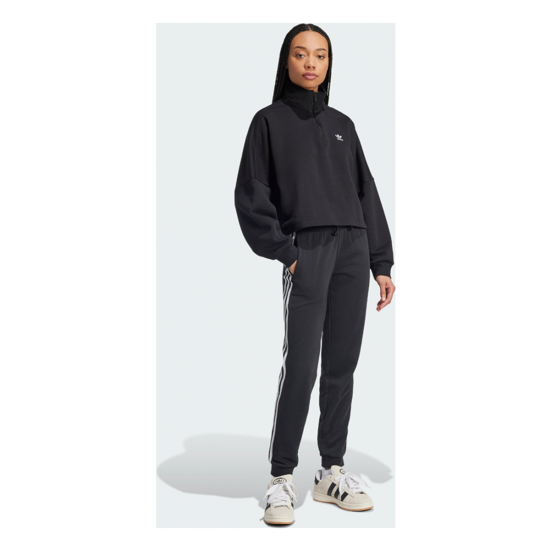 Sweatshirt 'Essentials 1/2 Zip' pour Femmes