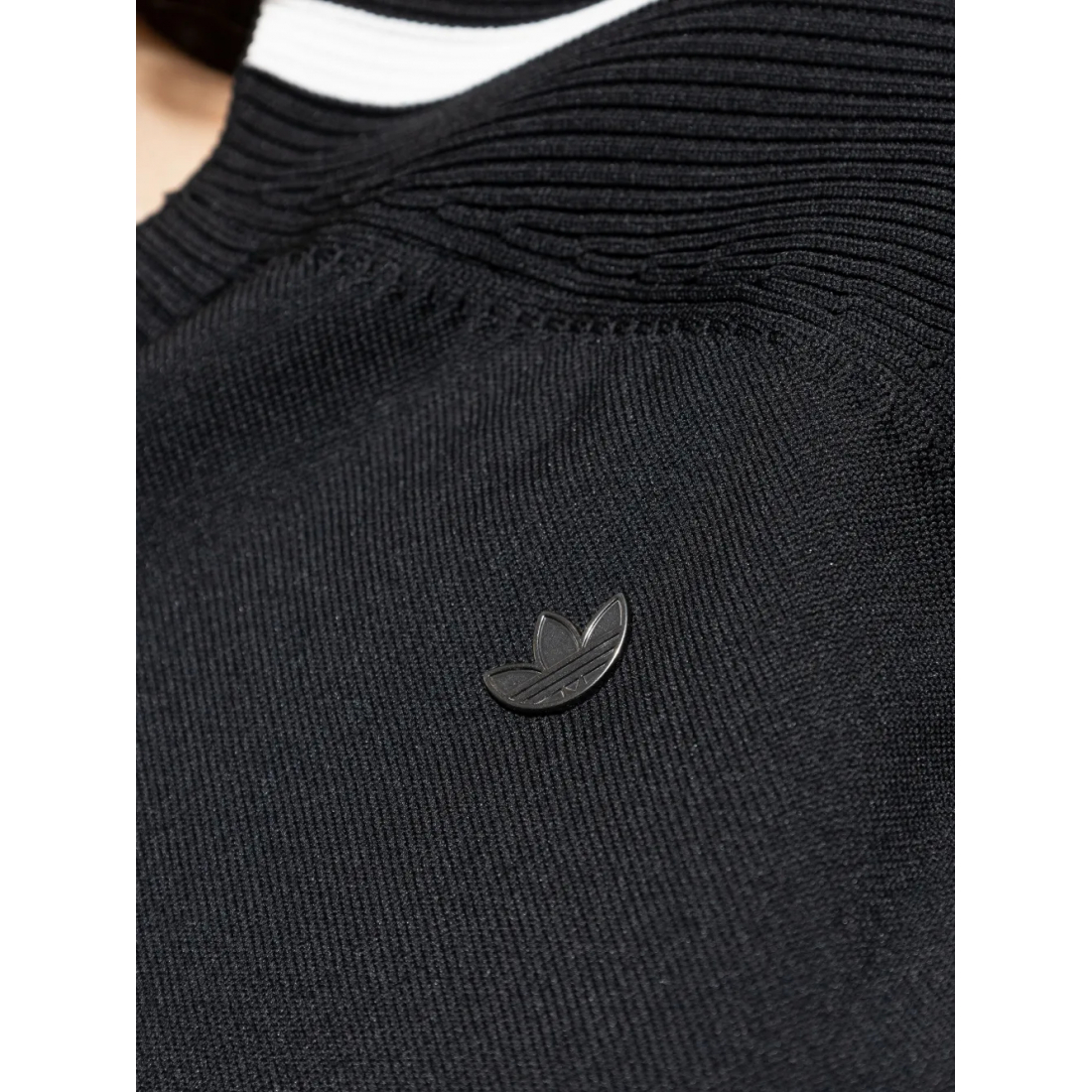 Women's 'Three-Stripe Ribbed' Short sleeve Top