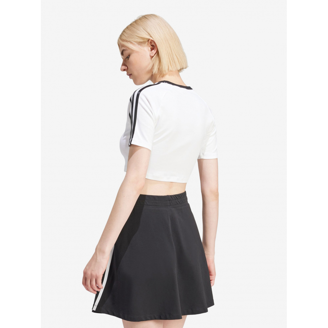 Women's 'Stripes Baby' Crop T-shirt