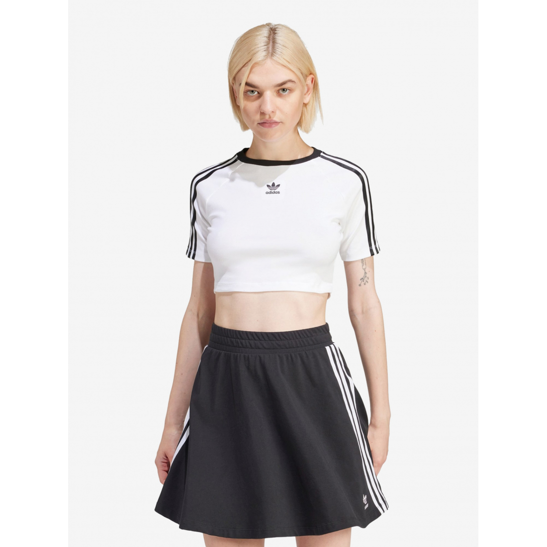 Women's 'Stripes Baby' Crop T-shirt