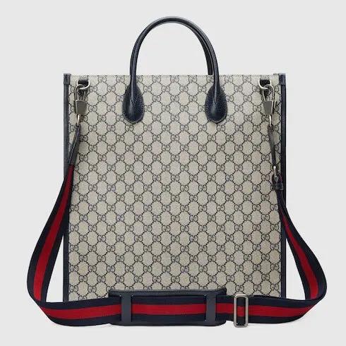 Men's 'GG Supreme Monogram' Tote Bag