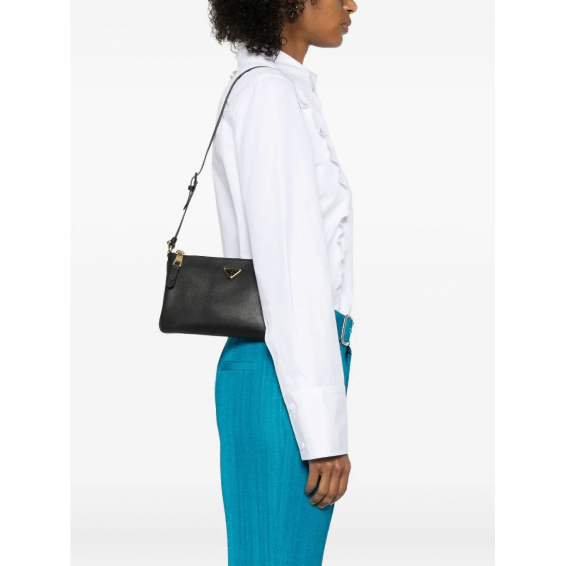 Sac à bandoulière 'Zip-Fastening Logo-Plaque' pour Femmes