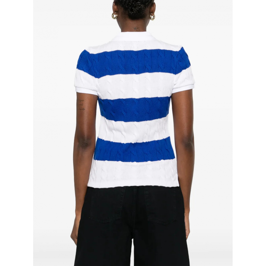 Polo 'Cable-Knit' pour Femmes