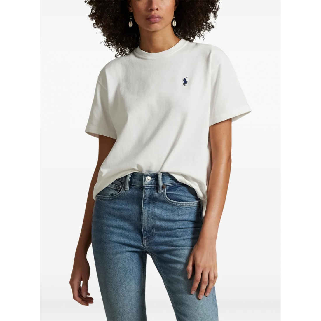 T-shirt 'Logo-Motif' pour Femmes